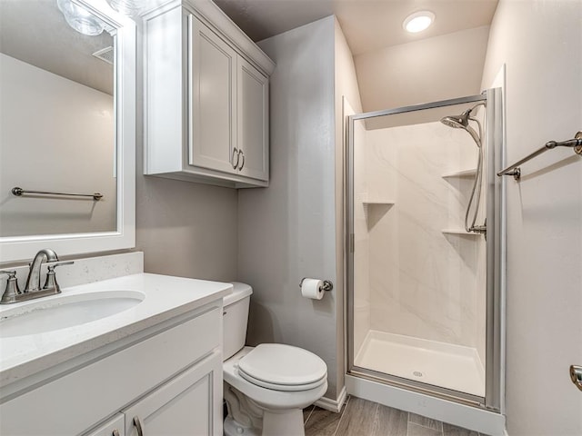 210 Bulverde Dr, Norman, OK 73069 - full bath featuring a shower stall and vanity