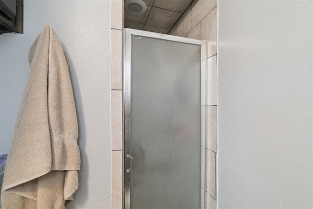 809 N Southminster St, Moore, OK 73160 - bathroom featuring a shower stall