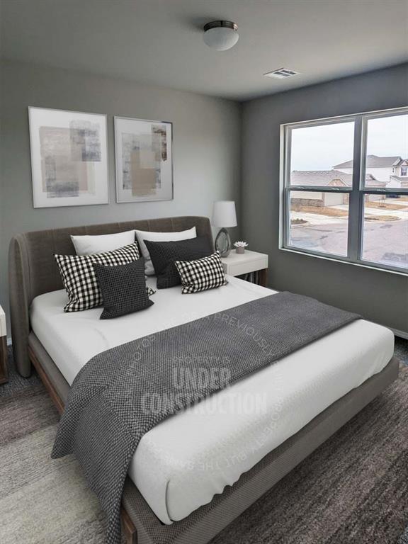 3629 Pete St, Yukon, OK 73064 - view of carpeted bedroom