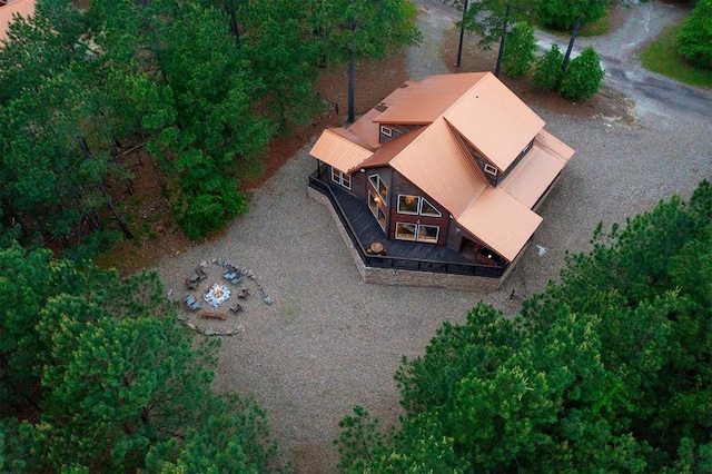 232 Orange Grove Rd, Broken Bow, OK 74728 - view from above of property