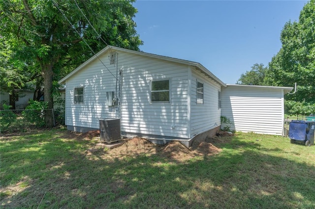 3916 S Youngs Pl, Oklahoma City, OK 73119 - view of home's exterior with a central air condition unit