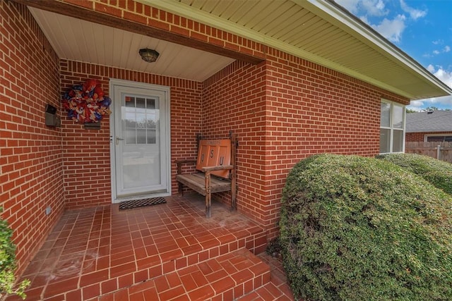 315 W 6th St, Cordell, OK 73632 - property entrance with brick siding
