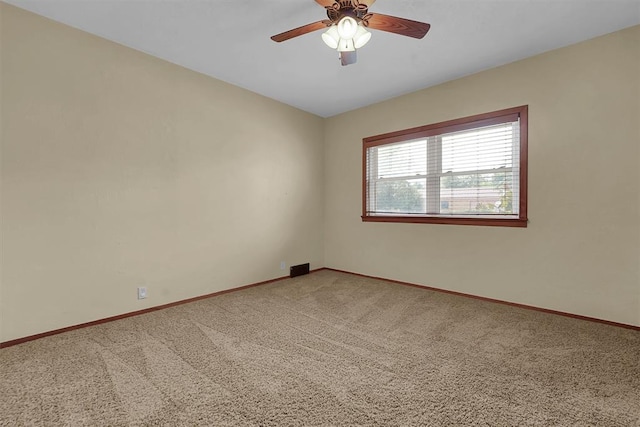 315 W 6th St, Cordell, OK 73632 - unfurnished room with carpet and ceiling fan