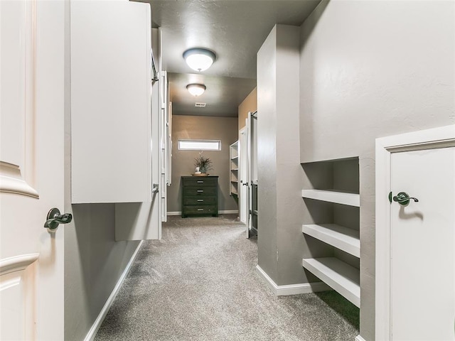 3009 Cordova Ct, Norman, OK 73072 - hall with carpet floors and baseboards