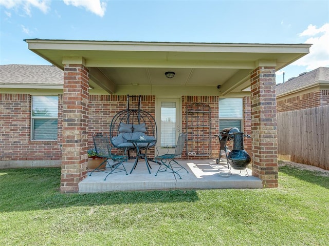9505 SW 27th St, Oklahoma City, OK 73128 - view of patio / terrace