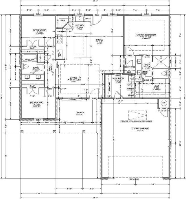 914 S Ash St, Luther, OK 73054 - view of property floor plan