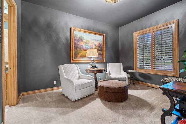 18816 Otter Creek Dr, Edmond, OK 73012 - living area featuring carpet
