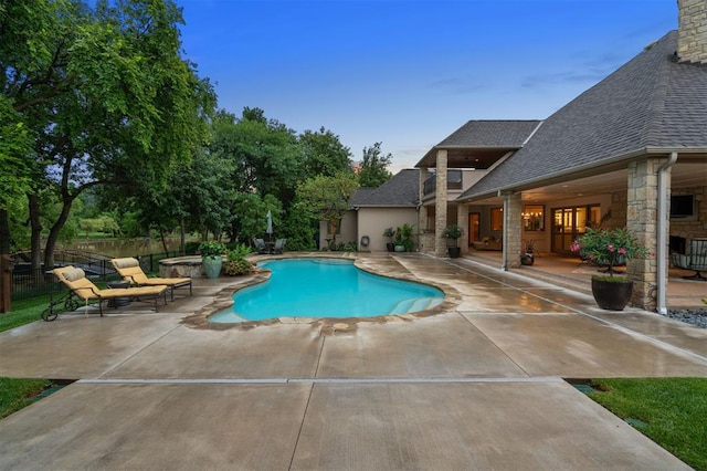 18816 Otter Creek Dr, Edmond, OK 73012 - view of pool with a patio