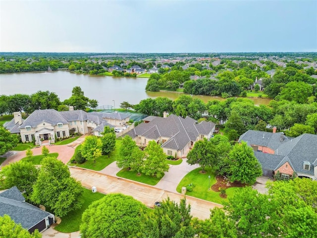 18816 Otter Creek Dr, Edmond, OK 73012 - aerial view of residential area with a large body of water