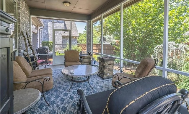 716 Fox Bend Trl, Edmond, OK 73034 - view of sunroom