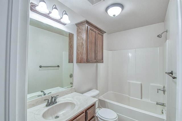 816 Lakeview Dr, Moore, OK 73160 - full bathroom featuring vanity and shower / washtub combination