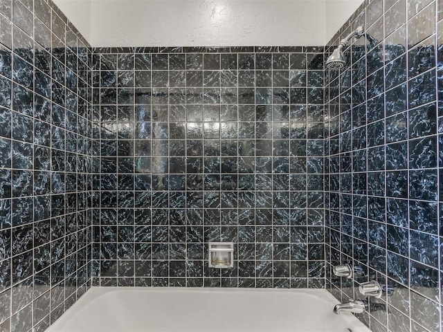 1213 Leslie Ln, Norman, OK 73069 - full bathroom with shower / washtub combination and a textured wall