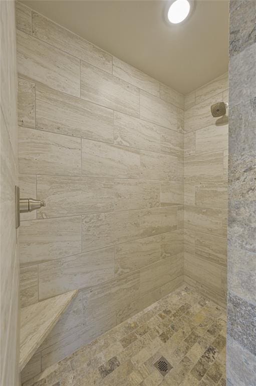 3808 Palmetto Trl, Oklahoma City, OK 73179 - bathroom view of tiled shower