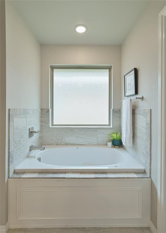 3808 Palmetto Trl, Oklahoma City, OK 73179 - bathroom with a garden tub