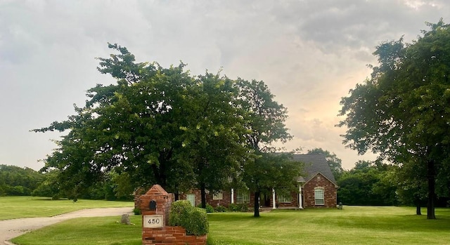 450 Hickory Hill Dr, Choctaw, OK 73020 - view of home's community with a yard
