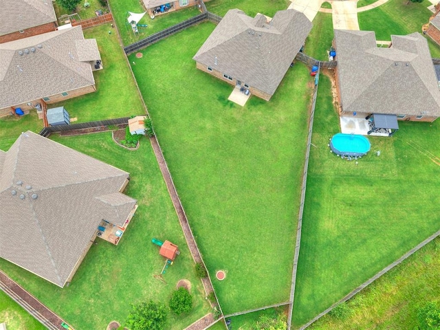 1401 Baycharter St, Norman, OK 73071 - aerial view of property and surrounding area