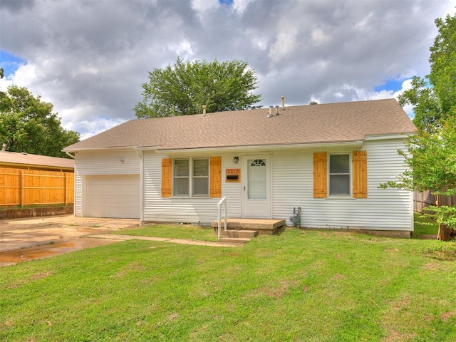 6617 NW 31st St, Bethany, OK 73008 - ranch-style home with a garage and concrete driveway