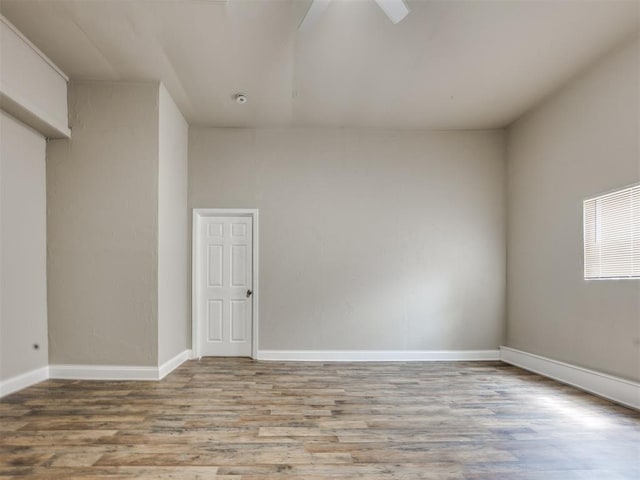 6617 NW 31st St, Bethany, OK 73008 - spare room featuring wood finished floors