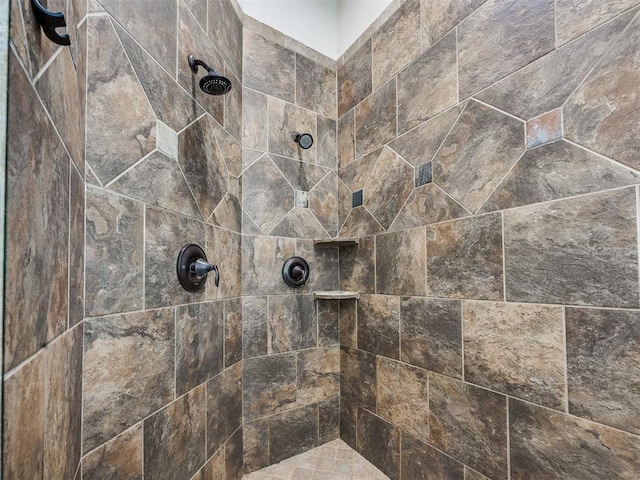 4109 Slate Bridge Rd, Edmond, OK 73034 - bathroom view of tiled shower