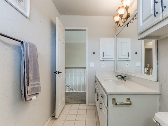 7300 NW 109th St, Oklahoma City, OK 73162 - bathroom with vanity and tile patterned flooring