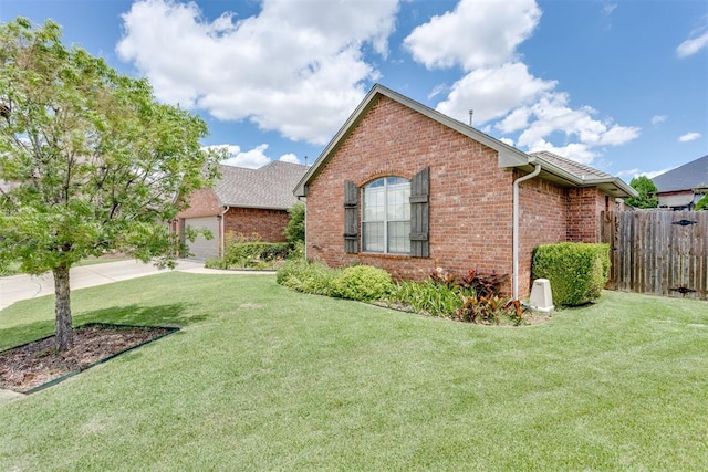 3000 Hampshire Ln, Oklahoma City, OK 73179 - ranch-style house featuring brick siding, an attached garage, concrete driveway, and roof with shingles