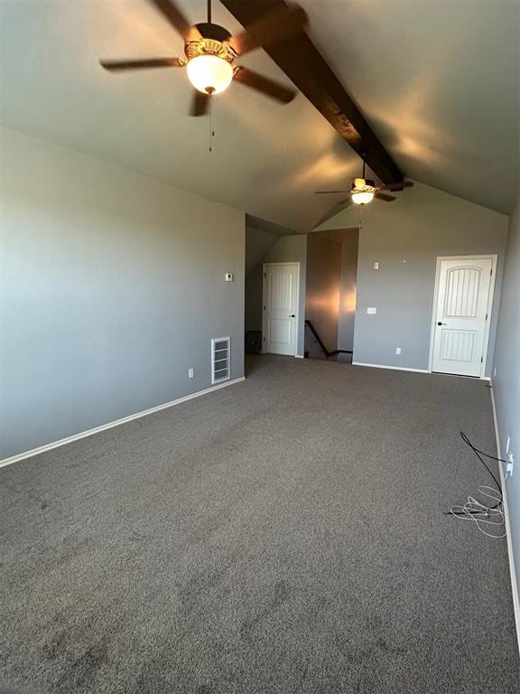 5024 SW 130th St, Oklahoma City, OK 73173 - empty room with a ceiling fan and carpet flooring