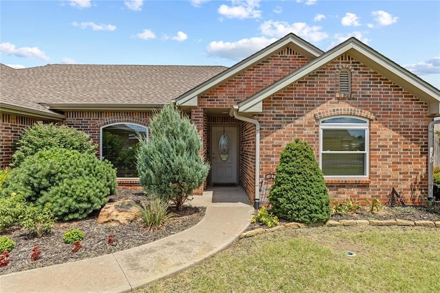 3008 Fairway Dr, Weatherford, OK 73096 - view of front of house with brick siding and roof with shingles