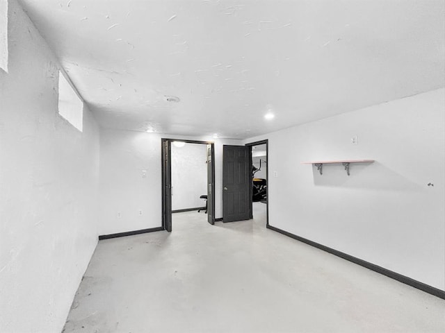 521 E Broadway St, Lexington, OK 73051 - unfurnished room with concrete floors and baseboards