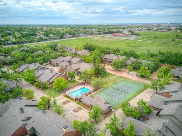 11300 N Pennsylvania Ave Unit 120, Oklahoma City, OK 73120 - aerial view of residential area featuring a pool