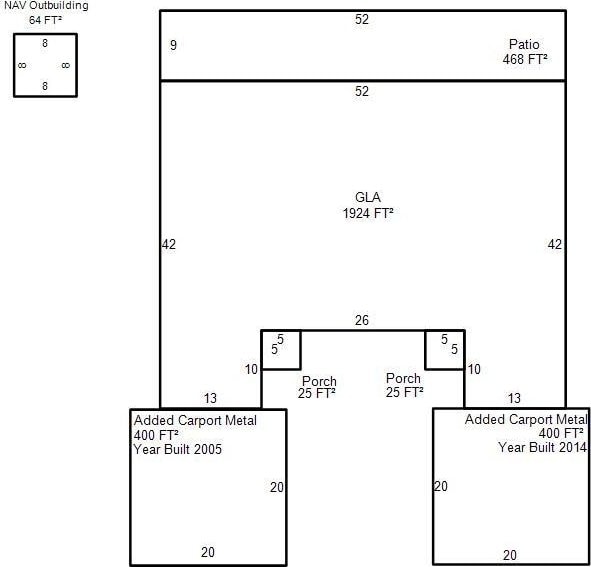 5712 NW 42nd Ter, Warr Acres, OK 73122 - view of room layout
