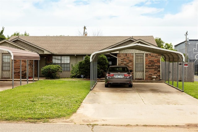 5712 NW 42nd Ter, Warr Acres, OK 73122 - single story home with concrete driveway, brick siding, and roof with shingles