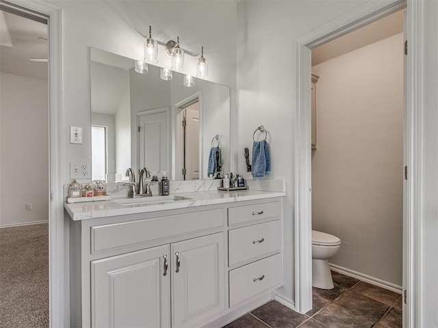 5112 NW 163rd St, Edmond, OK 73013 - bathroom with vanity and toilet