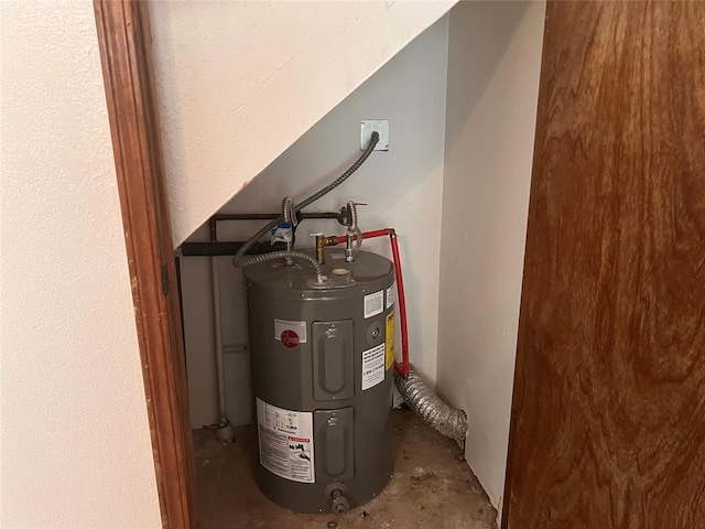 8300 NW 10th St Unit 140, Oklahoma City, OK 73127 - utility room featuring water heater