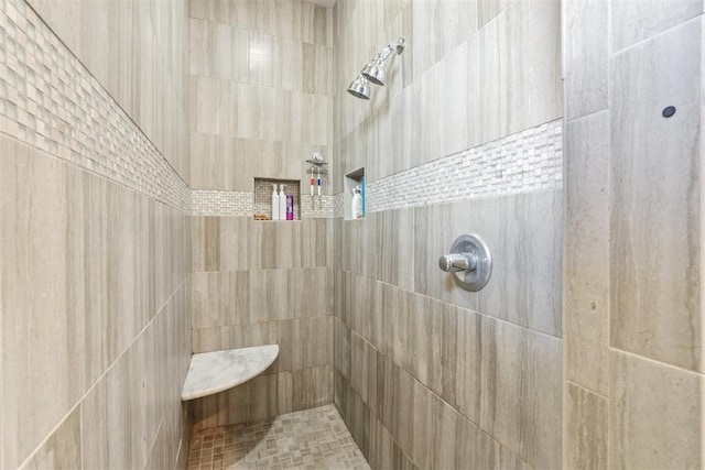 12505 Shady Gln, Choctaw, OK 73020 - full bathroom with tiled shower