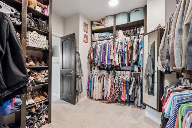 12505 Shady Gln, Choctaw, OK 73020 - spacious closet with carpet flooring