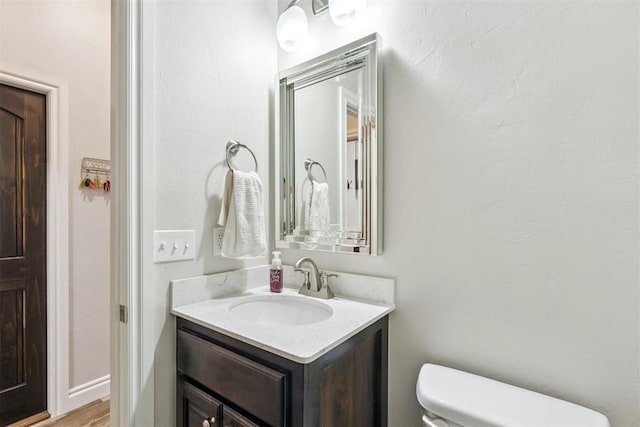 12505 Shady Gln, Choctaw, OK 73020 - half bath featuring vanity and toilet