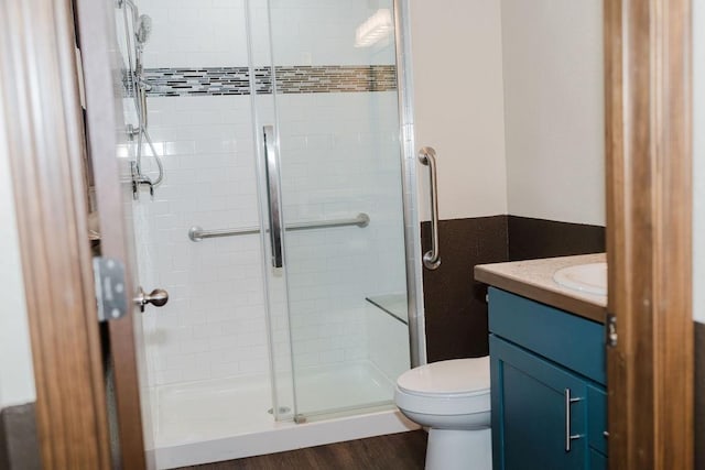 503 N Sheb Wooley Ave, Erick, OK 73645 - full bath featuring a shower stall and vanity