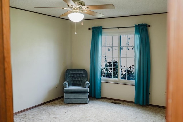 503 N Sheb Wooley Ave, Erick, OK 73645 - unfurnished room featuring ceiling fan and carpet floors