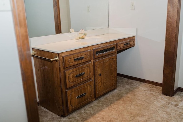 503 N Sheb Wooley Ave, Erick, OK 73645 - bathroom featuring vanity