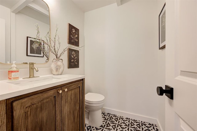 2836 NW 43rd St, Oklahoma City, OK 73112 - bathroom featuring toilet and vanity
