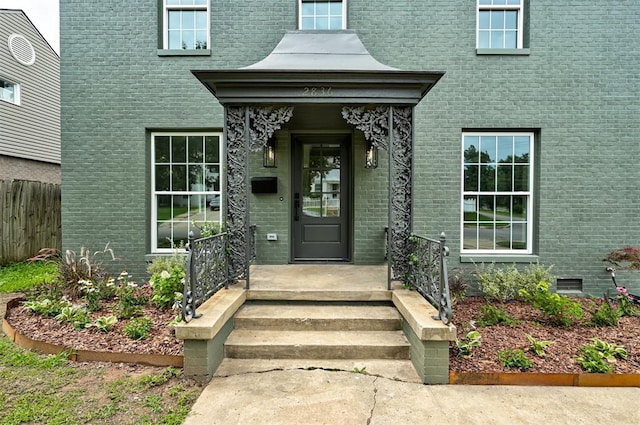 2836 NW 43rd St, Oklahoma City, OK 73112 - entrance to property with brick siding