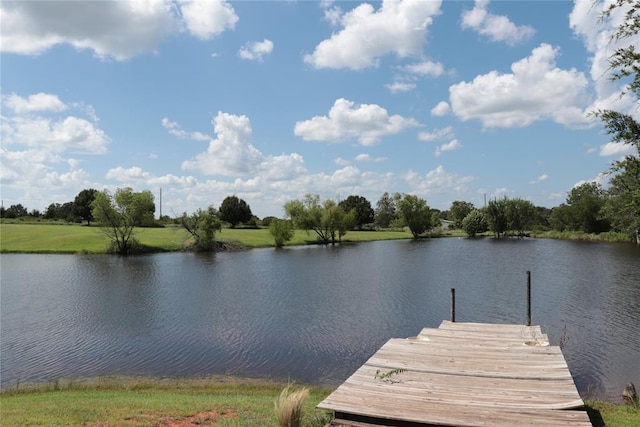 11800 Bryant Rd, Lexington, OK 73051 - dock area featuring a water view