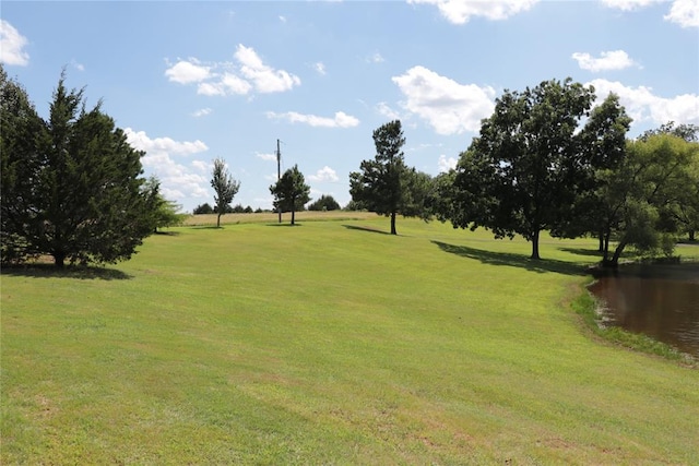 11800 Bryant Rd, Lexington, OK 73051 - surrounding community featuring a yard and a water view