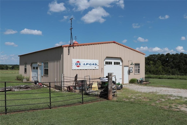 11800 Bryant Rd, Lexington, OK 73051 - view of outbuilding featuring driveway