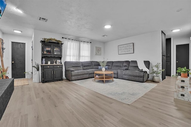 323 W 13th St, Snyder, OK 73566 - living room with light wood-style flooring