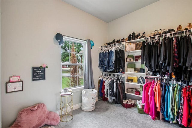 9228 E Cardinal Pl, Midwest City, OK 73130 - walk in closet featuring carpet