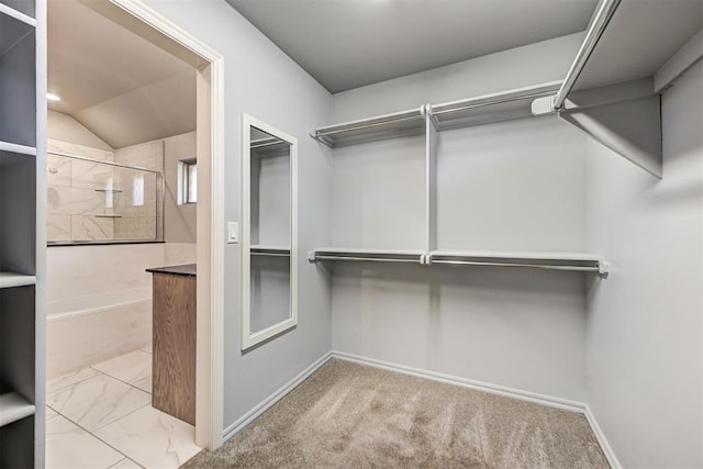 9021 NW 74th St, Yukon, OK 73099 - spacious closet with vaulted ceiling