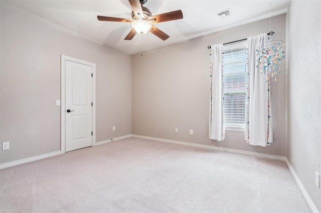 1008 Trisha Ln, Norman, OK 73072 - empty room with carpet flooring and ceiling fan