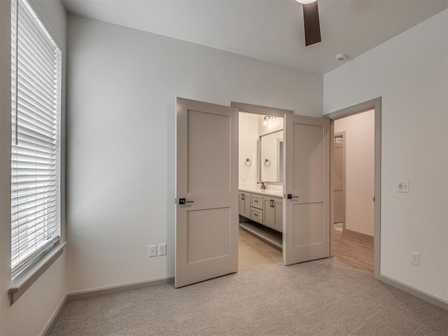 6609 NW 147th St, Oklahoma City, OK 73142 - unfurnished bedroom featuring light colored carpet and ensuite bathroom