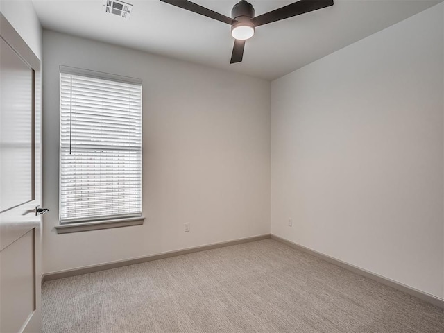 6609 NW 147th St, Oklahoma City, OK 73142 - unfurnished room with light carpet and ceiling fan